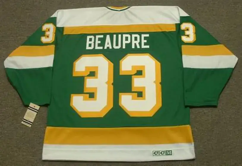 DON BEAUPRE Minnesota North Stars 1985 CCM Vintage Throwback NHL Jersey 