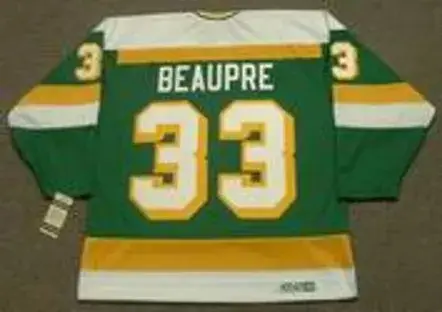DON BEAUPRE Minnesota North Stars 1985 CCM Vintage Throwback NHL Jersey 