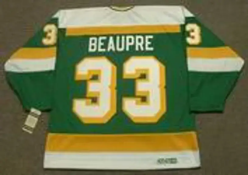 DON BEAUPRE Minnesota North Stars 1985 CCM Vintage Throwback NHL Jersey 