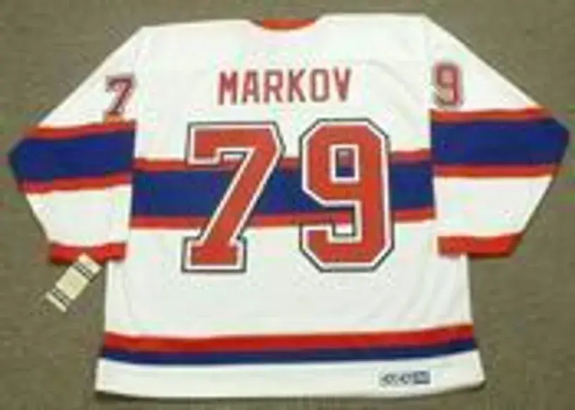 ANDREI MARKOV Montreal Canadiens 1946 CCM Vintage Throwback NHL Hockey Jersey 