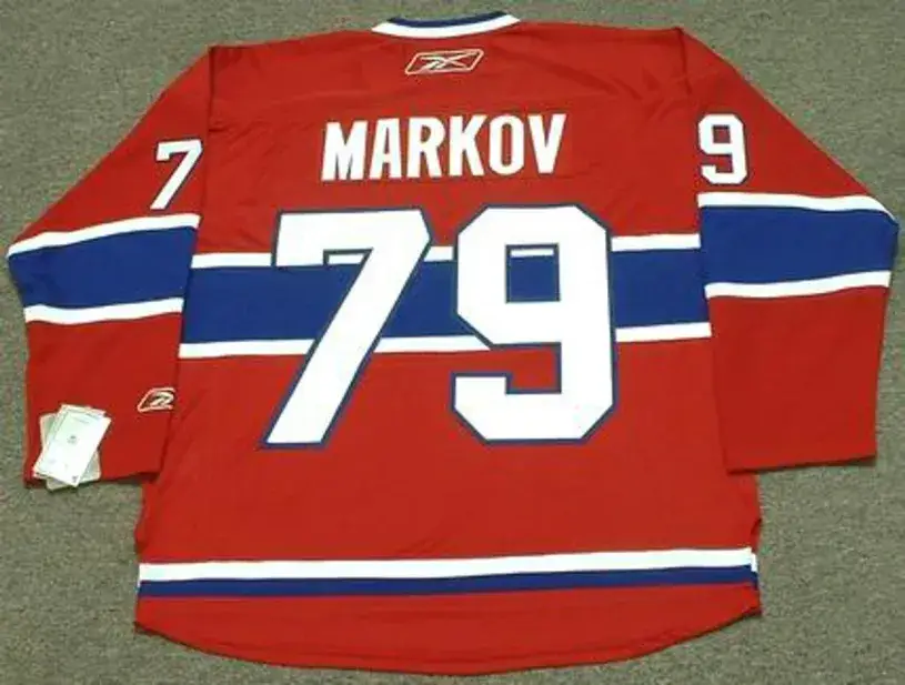 ANDREI MARKOV Montreal Canadiens 2008 REEBOK Throwback Home NHL Hockey Jersey 