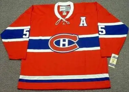 BERNARD GEOFFRION Montreal Canadiens 1959 Home CCM NHL Throwback Hockey Jersey