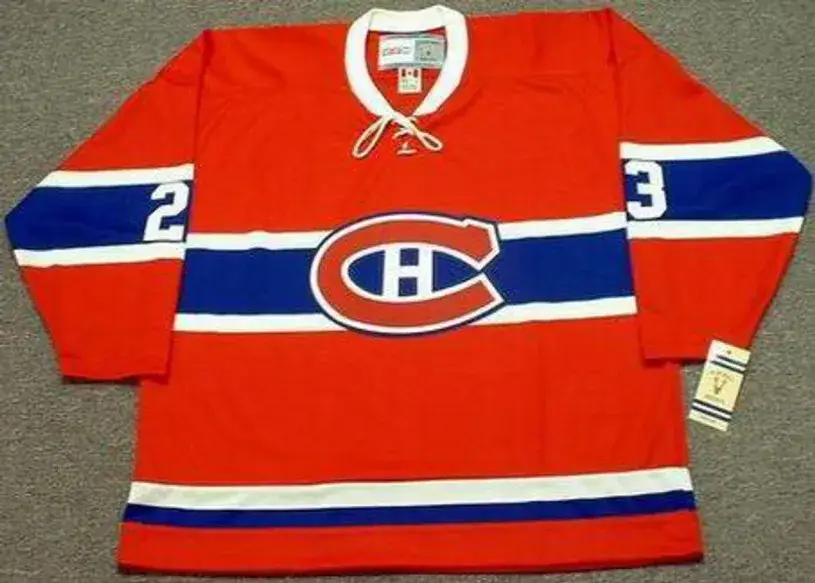 BOB GAINEY Montreal Canadiens 1974 CCM Vintage Throwback Away Hockey Jersey