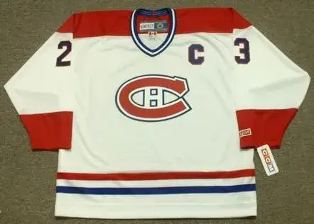 BOB GAINEY Montreal Canadiens 1986 CCM Throwback Home NHL Jersey
