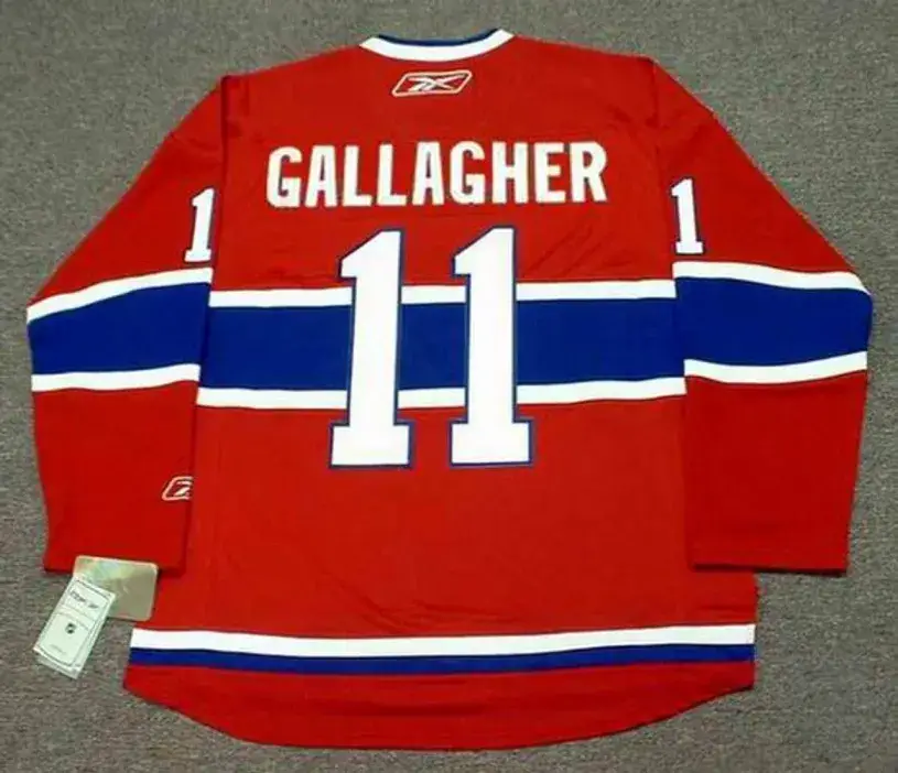 BRENDAN GALLAGHER Montreal Canadiens 2015 REEBOK Throwback NHL Hockey Jersey 