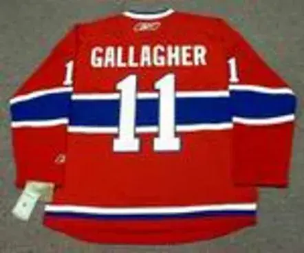 BRENDAN GALLAGHER Montreal Canadiens 2015 REEBOK Throwback NHL Hockey Jersey 