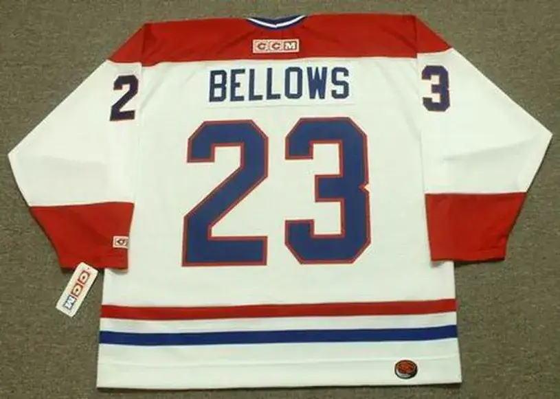 BRIAN BELLOWS Montreal Canadiens 1993 Home CCM Throwback NHL Hockey Jersey 