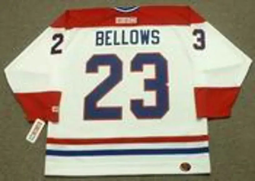 BRIAN BELLOWS Montreal Canadiens 1993 Home CCM Throwback NHL Hockey Jersey 