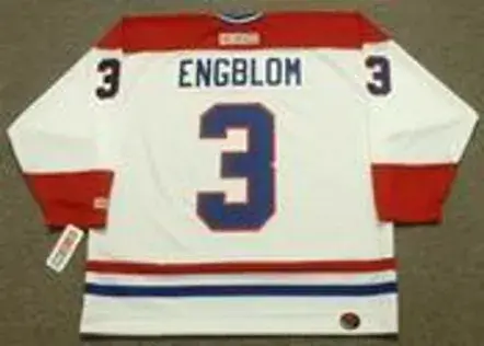 BRIAN ENGBLOM Montreal Canadiens 1978 CCM Throwback Home NHL Jersey 