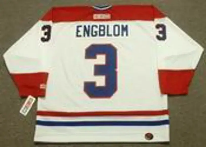 BRIAN ENGBLOM Montreal Canadiens 1978 CCM Throwback Home NHL Jersey 