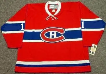 CHARLIE HODGE Montreal Canadiens 1965 Home CCM Throwback NHL Hockey Jersey