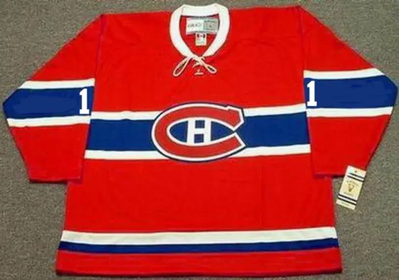 CHARLIE HODGE Montreal Canadiens 1965 Home CCM Throwback NHL Hockey Jersey