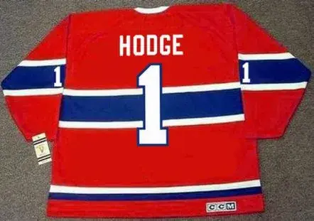 CHARLIE HODGE Montreal Canadiens 1965 Home CCM Throwback NHL Hockey Jersey 