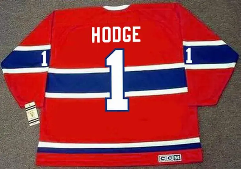 CHARLIE HODGE Montreal Canadiens 1965 Home CCM Throwback NHL Hockey Jersey 