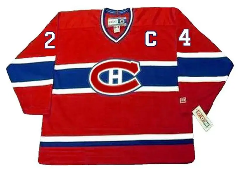 CHRIS CHELIOS Montreal Canadiens 1990 CCM Throwback Away NHL Jersey