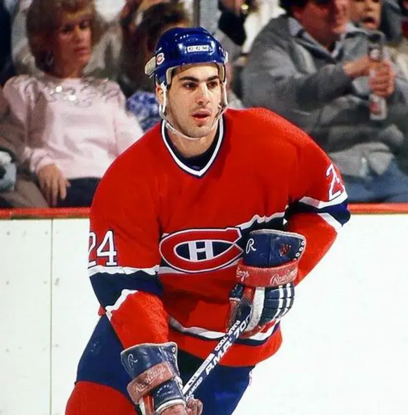 CHRIS CHELIOS Montreal Canadiens 1990 CCM Throwback Away NHL Jersey 