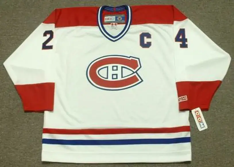 CHRIS CHELIOS Montreal Canadiens 1990 CCM Throwback Home NHL Jersey