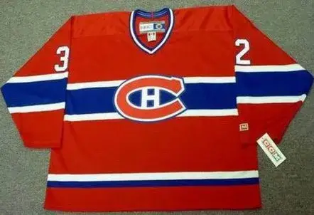 CLAUDE LEMIEUX Montreal Canadiens 1986 CCM Throwback Away NHL Hockey Jersey