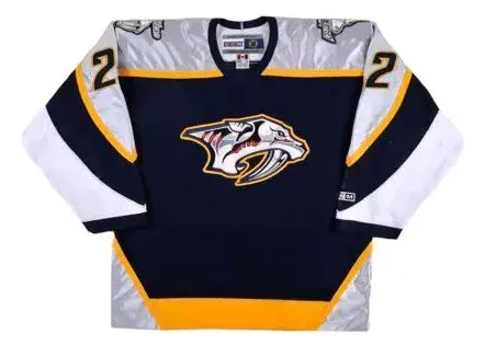 JORDIN TOOTOO Nashville Predators 2006 CCM Throwback NHL Hockey Jersey