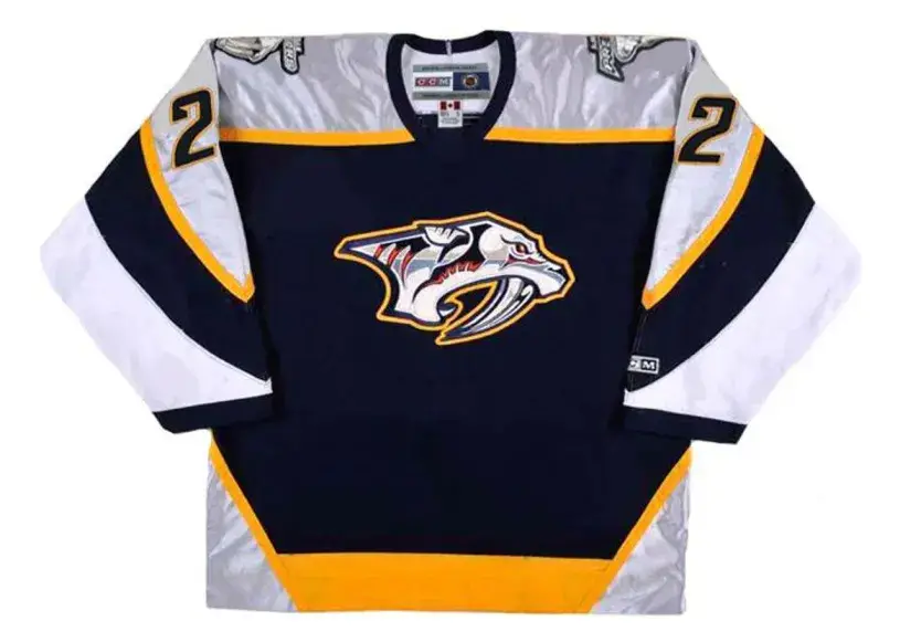 JORDIN TOOTOO Nashville Predators 2006 CCM Throwback NHL Hockey Jersey