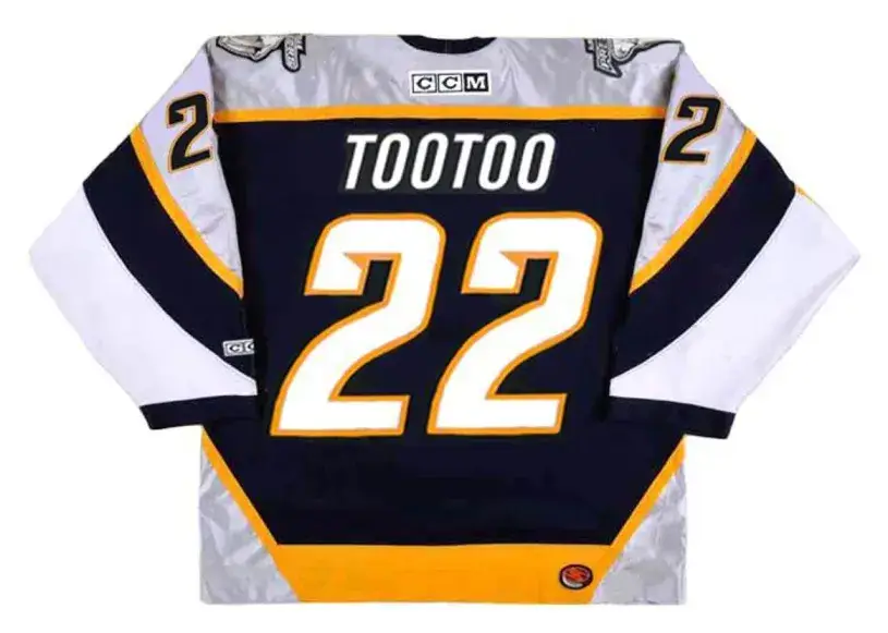 JORDIN TOOTOO Nashville Predators 2006 CCM Throwback NHL Hockey Jersey 