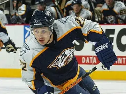 JORDIN TOOTOO Nashville Predators 2006 CCM Throwback NHL Hockey Jersey 