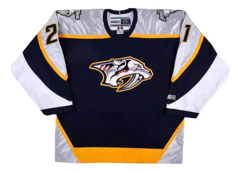 PETER FORSBERG Nashville Predators 2006 CCM Throwback NHL Hockey Jersey