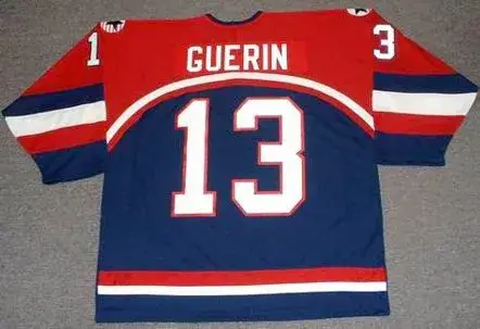 BILL GUERIN 2002 USA Nike Olympic Throwback Hockey Jersey 