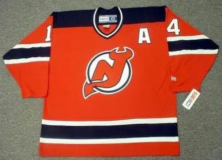 BRIAN GIONTA New Jersey Devils 2005 CCM Throwback NHL Hockey Jersey
