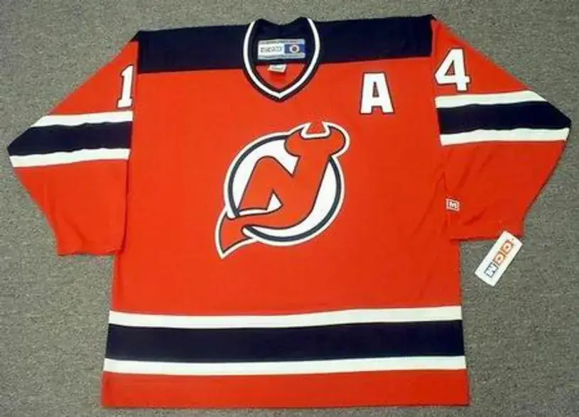 BRIAN GIONTA New Jersey Devils 2005 CCM Throwback NHL Hockey Jersey