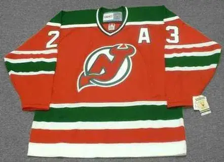 BRUCE DRIVER New Jersey Devils 1988 CCM Vintage Throwback NHL Hockey Jersey