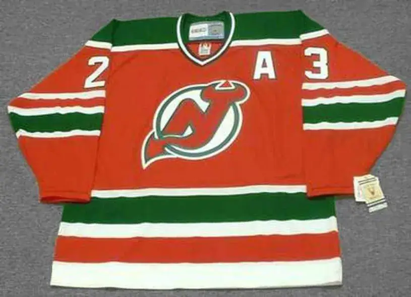 BRUCE DRIVER New Jersey Devils 1988 CCM Vintage Throwback NHL Hockey Jersey