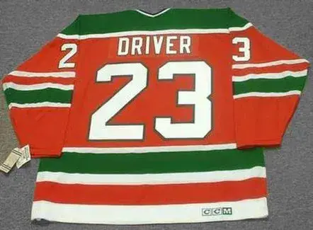 BRUCE DRIVER New Jersey Devils 1988 CCM Vintage Throwback NHL Hockey Jersey 