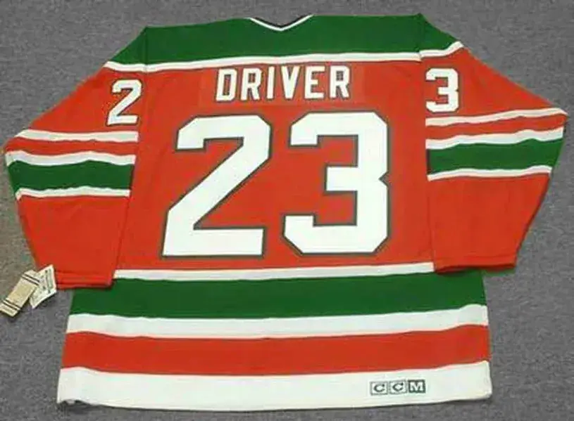 BRUCE DRIVER New Jersey Devils 1988 CCM Vintage Throwback NHL Hockey Jersey 