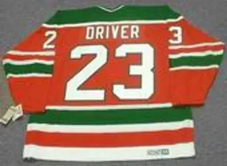 BRUCE DRIVER New Jersey Devils 1988 CCM Vintage Throwback NHL Hockey Jersey 