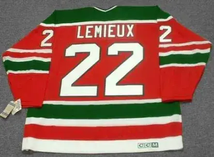 CLAUDE LEMIEUX New Jersey Devils 1991 CCM Vintage Throwback NHL Hockey Jersey 