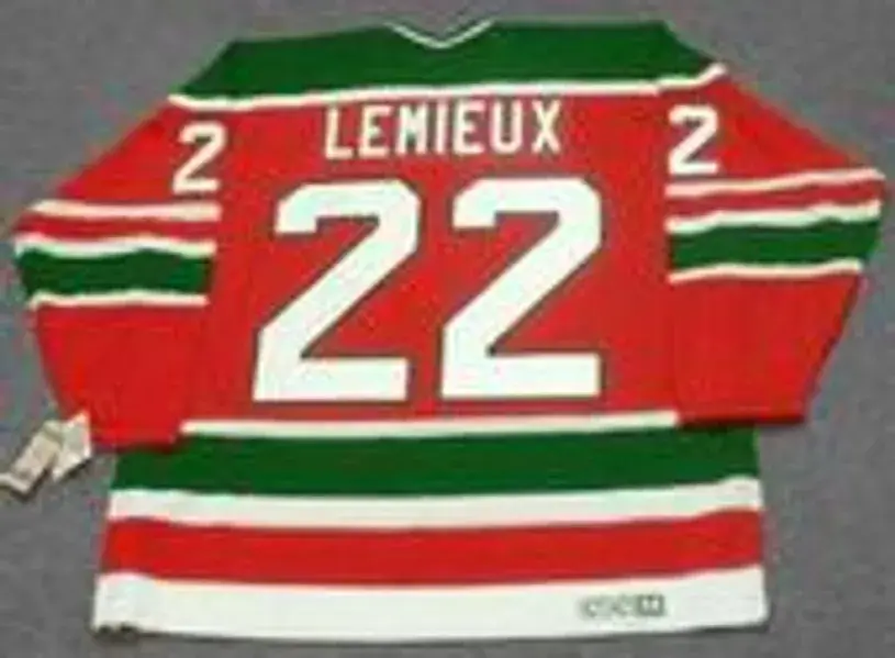 CLAUDE LEMIEUX New Jersey Devils 1991 CCM Vintage Throwback NHL Hockey Jersey 