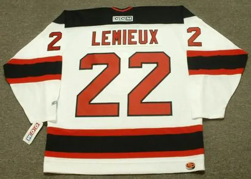 CLAUDE LEMIEUX New Jersey Devils 1995 CCM Throwback Home NHL Hockey Jersey 