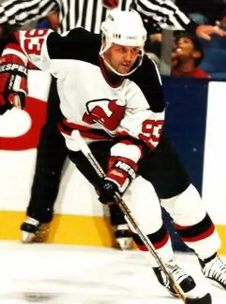 DOUG GILMOUR New Jersey Devils 1997 CCM Throwback Home NHL Hockey Jersey 