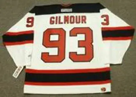 DOUG GILMOUR New Jersey Devils 1997 CCM Throwback Home NHL Hockey Jersey 