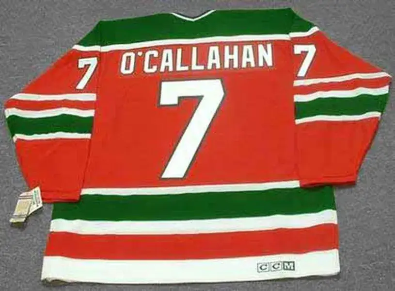 JACK O’CALLAHAN New Jersey Devils 1988 CCM Vintage Throwback NHL Hockey Jersey 