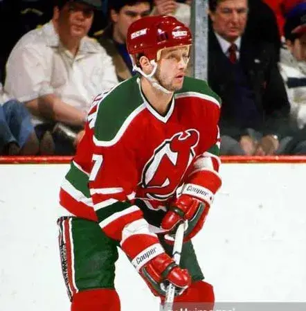 JACK O’CALLAHAN New Jersey Devils 1988 CCM Vintage Throwback NHL Hockey Jersey 