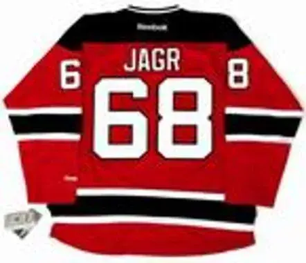 JAROMIR JAGR New Jersey Devils 2014 REEBOK Throwback NHL Hockey Jersey 