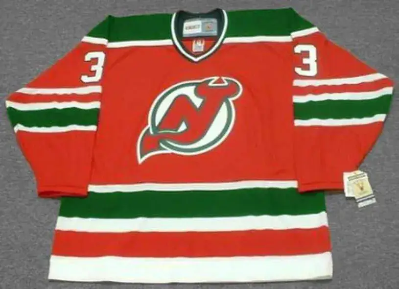 KEN DANEYKO New Jersey Devils 1988 Away CCM Vintage Throwback NHL Hockey Jersey
