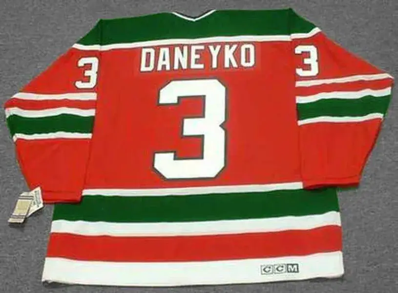 KEN DANEYKO New Jersey Devils 1988 Away CCM Vintage Throwback NHL Hockey Jersey 