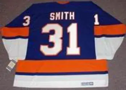 BILLY SMITH New York Islanders 1973 CCM Vintage Throwback NHL Hockey Jersey 