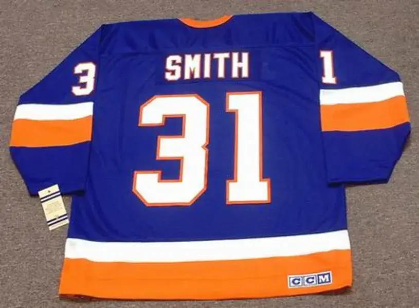 BILLY SMITH New York Islanders 1982 CCM Vintage Throwback NHL Hockey Jersey 