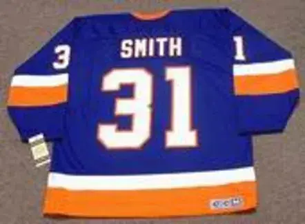 BILLY SMITH New York Islanders 1982 CCM Vintage Throwback NHL Hockey Jersey 