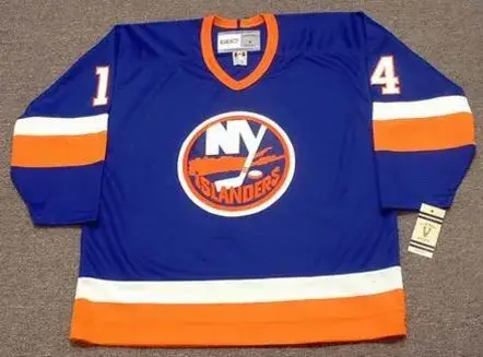 BOB BOURNE New York Islanders 1982 CCM Throwback NHL Hockey Jersey