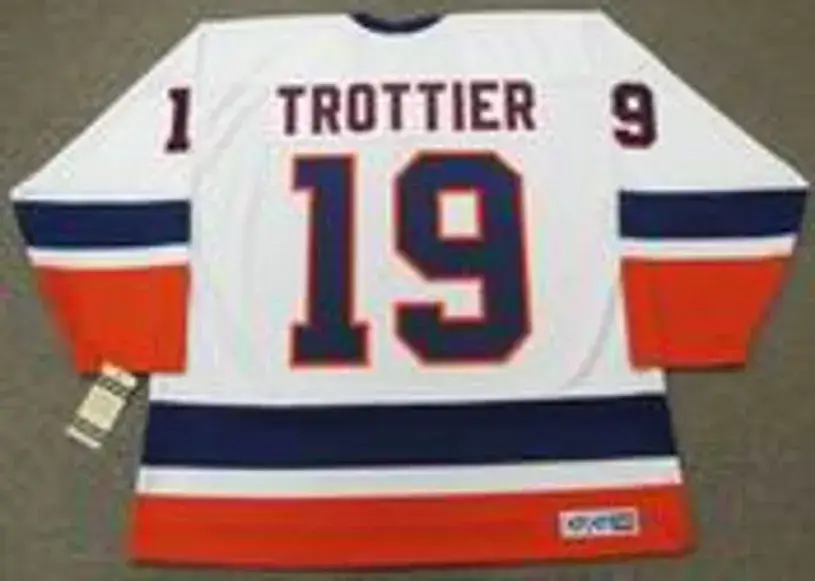 BRYAN TROTTIER New York Islanders 1982 CCM Vintage Home NHL Hockey Jersey 